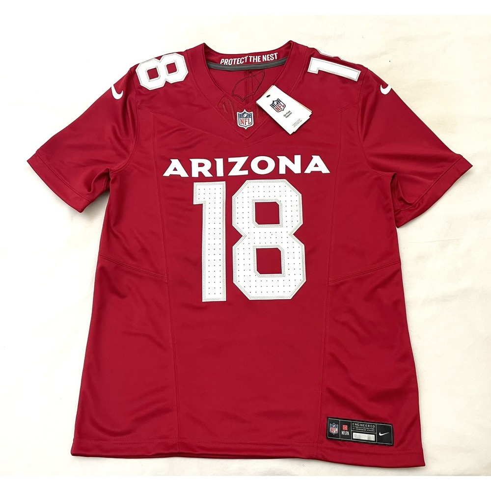 NEW Arizona Cardinals BJ Ojulari Nike Jersey Medium #18‎ Red Stitched On Field